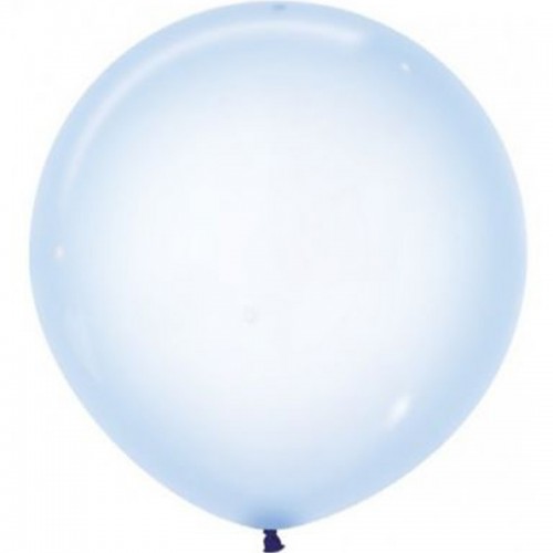 Balão Grande Azul Transparente